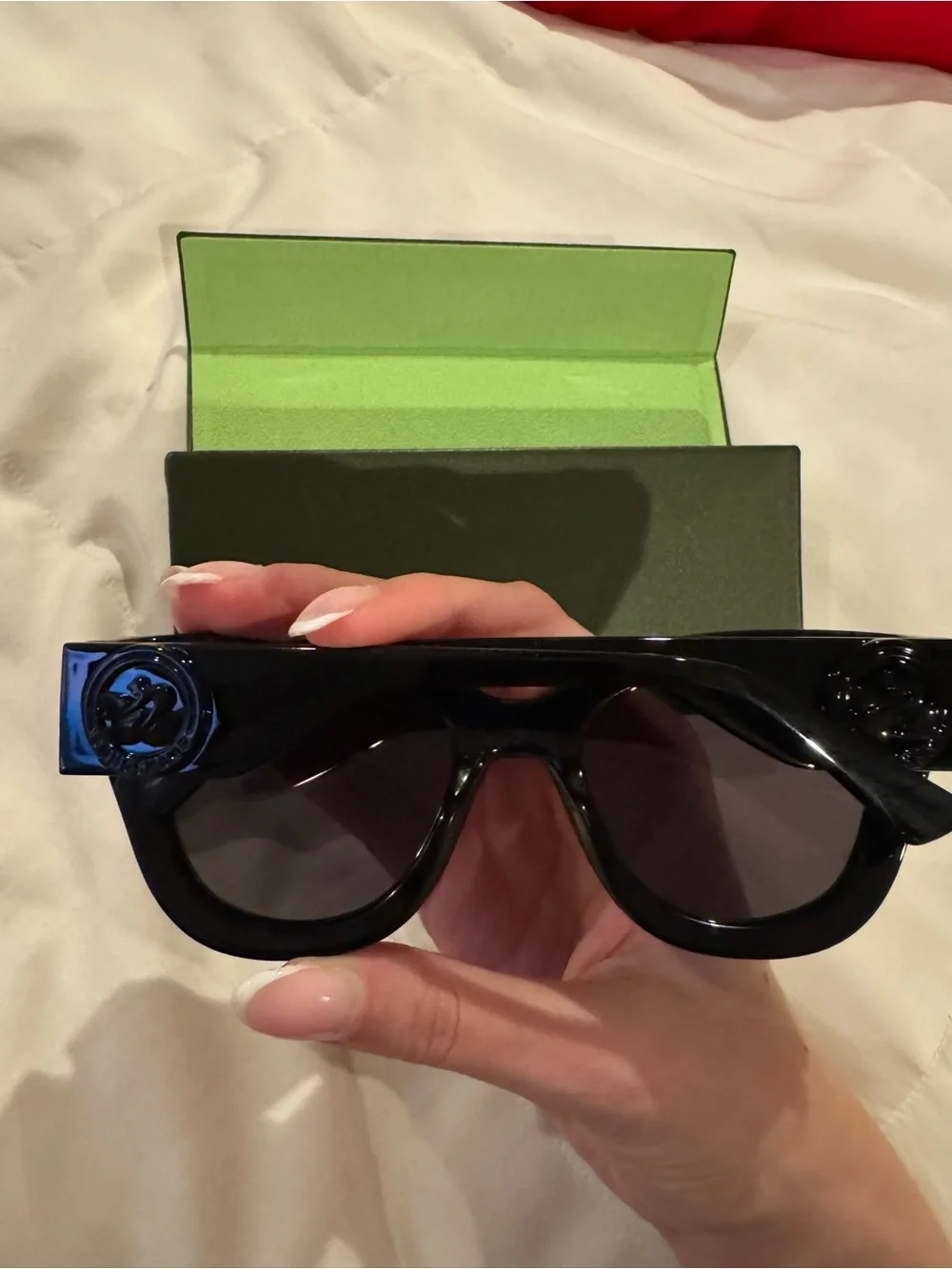 Longchamp Black Cat-Eye Women's Sunglasses
